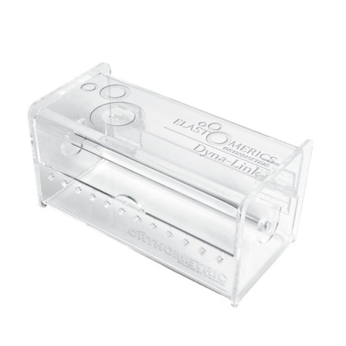 Estojo Acrílico Porta Elástico Corrente - 12 Carretéis - Orthometric