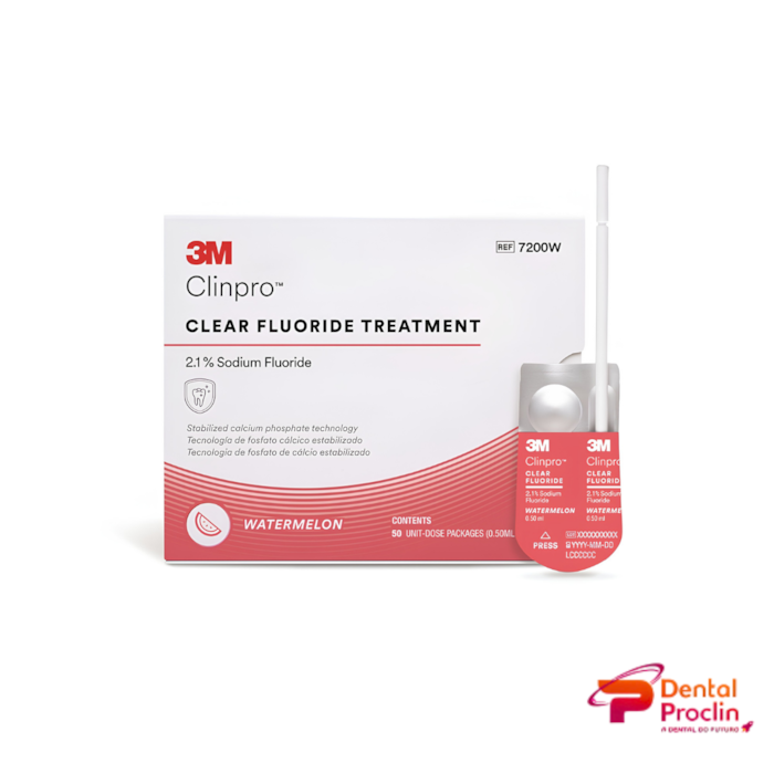 Fluor 3M™ Clinpro Clear com 50 Doses - Solventum Validade: 11/26