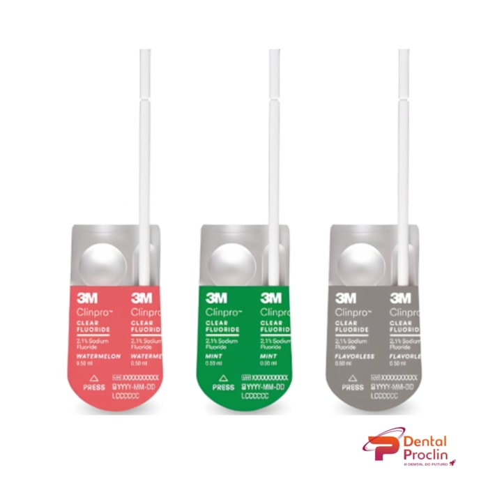 Fluor 3M™ Clinpro Clear com 50 Doses - Solventum