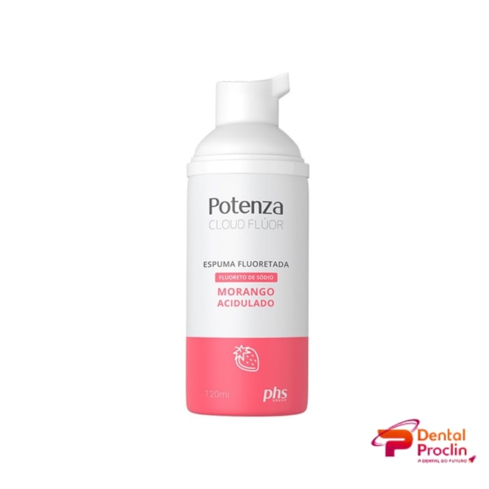 Flúor em Espuma Potenza Cloud Flúor 120ml - PHS