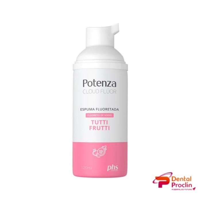 Flúor em Espuma Potenza Cloud Flúor 120ml - PHS