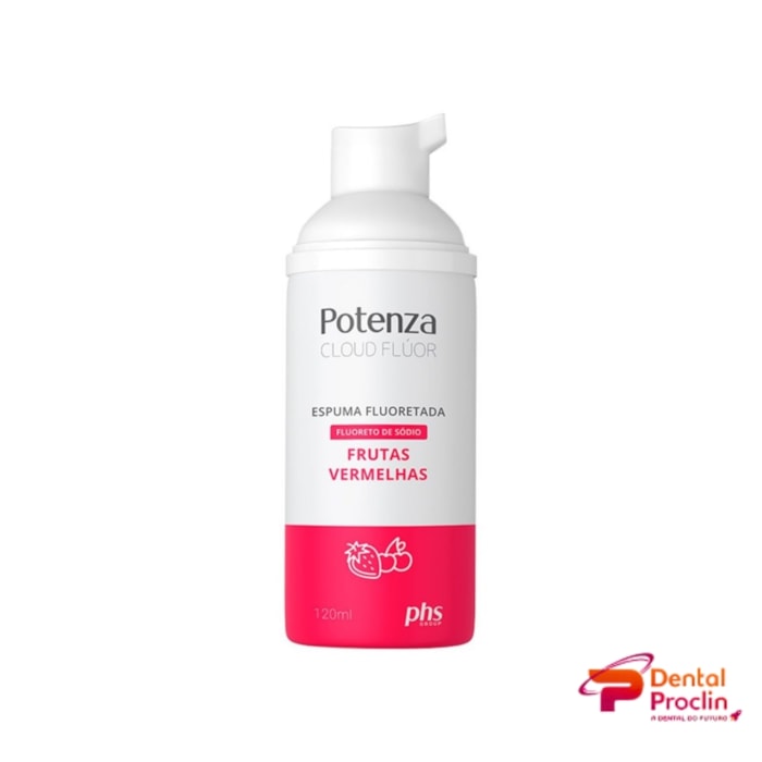Flúor em Espuma Potenza Cloud Flúor 120ml - PHS