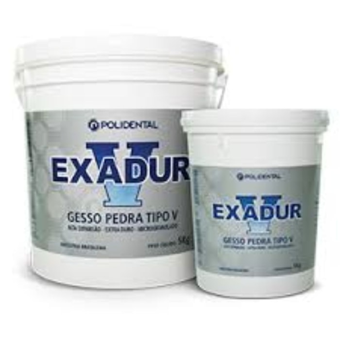 Gesso Pedra Especial Exadur Tipo V 1Kg - Polidental