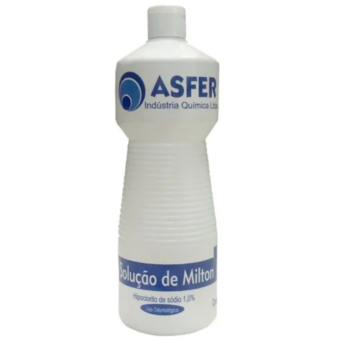 Hipoclorito de Sódio 1% Solução de Milton 1L - Asfer Validade: 06/27
