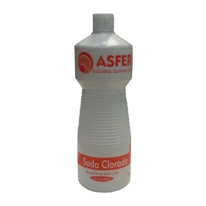 Hipoclorito de Sódio 2,5% Soda Clorada 1L - Asfer