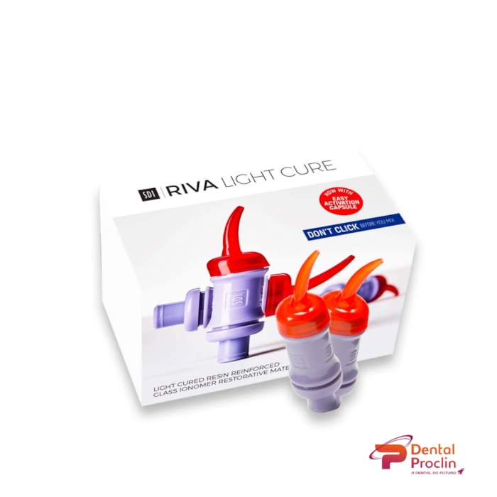 Ionômero de Vidro Restaurador Riva Light Cure com 50 Cápsulas - SDI