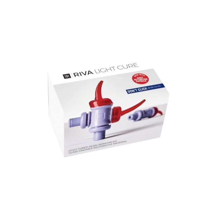 Ionômero de Vidro Restaurador Riva Light Cure com 50 Cápsulas - SDI  Validade: 11/25