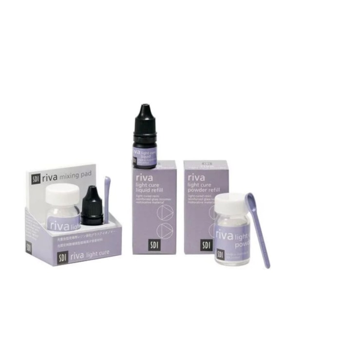 Ionômero de Vidro Restaurador Riva Light Cure Kit - SDI   Validade: 10/23