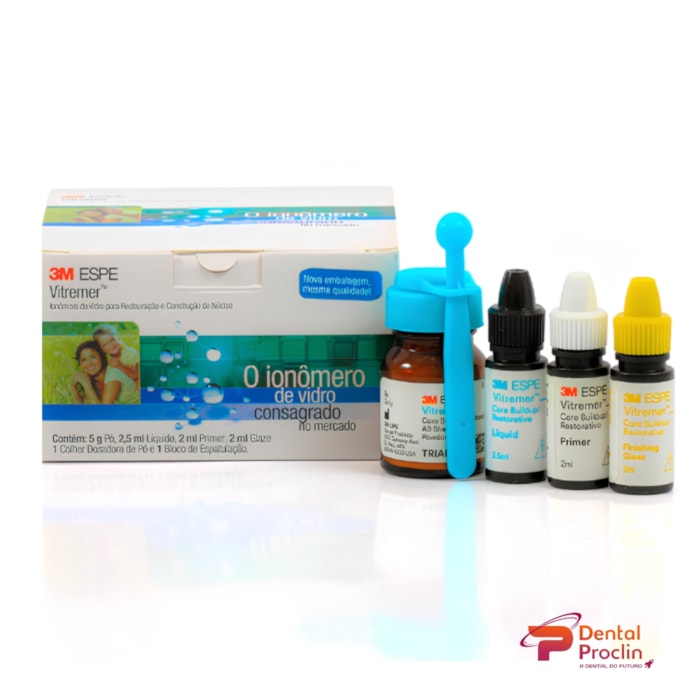 Ionômero de Vidro Restaurador Vitremer Pó Kit - 3M - Validade: 07/26