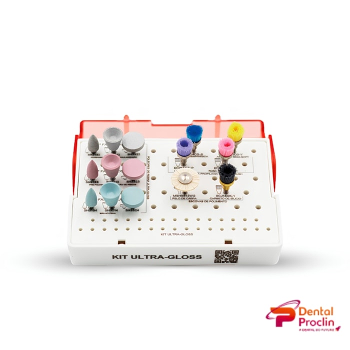 Kit Acabamento e Polimento de Resina Completo CA Ultra-Gloss - American Burrs