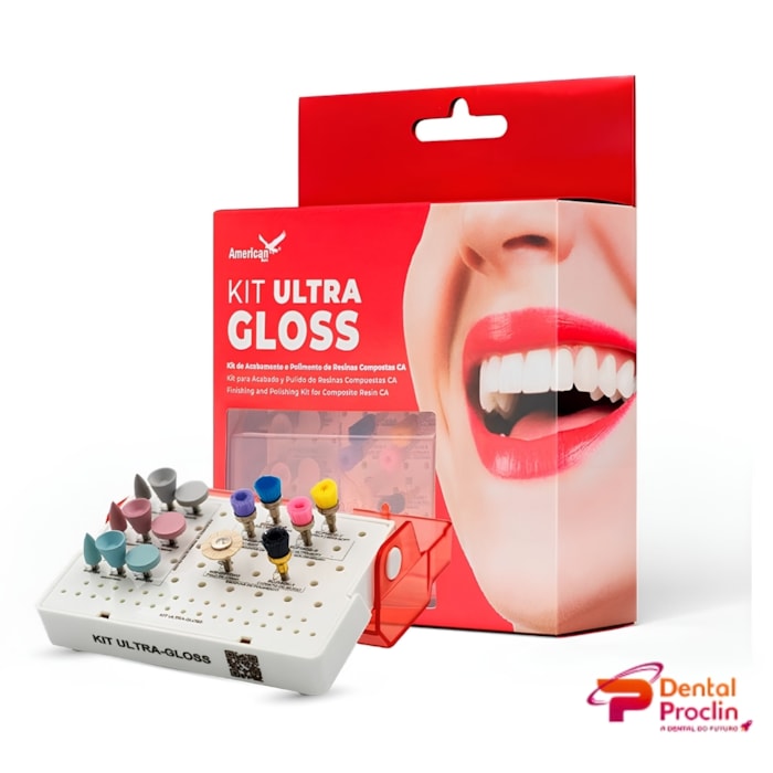 Kit Acabamento e Polimento de Resina Completo CA Ultra-Gloss - American Burrs