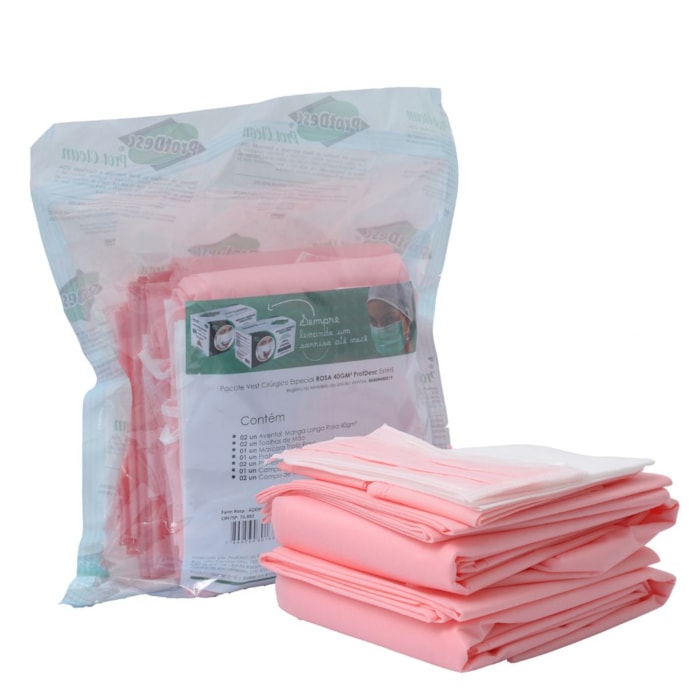 Kit Cirurgico Esteril Especial Rosa - Protdesc