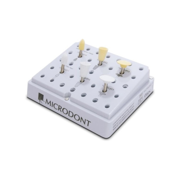 MINI CONJ.POLIMENTO DE RESINA MICRODONT — imagem 1