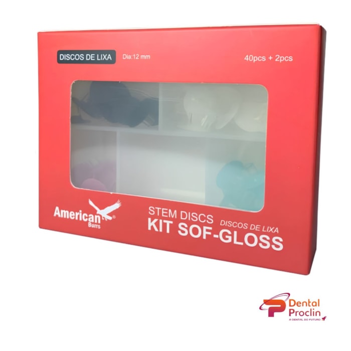 Kit Disco de Lixa Sof-Gloss - American Burrs
