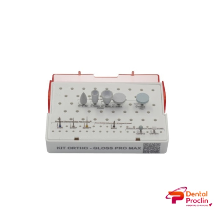 Kit Ortho-Gloss Pro Max para Remoção de Bráquetes Estéticos e Slice - American Burrs