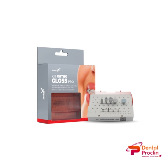 Kit Ortho-Gloss Remoção de Resina Residual - American Burrs
