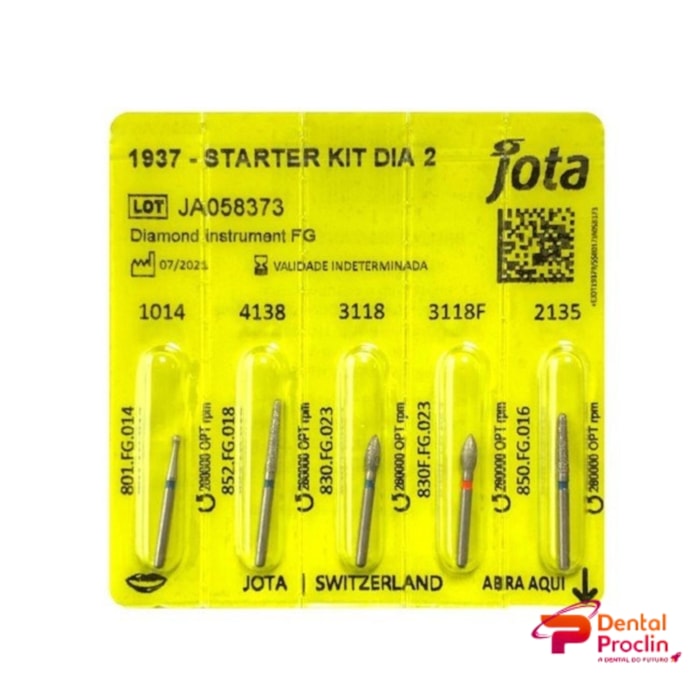Kit Ponta Diamantada FG Starter Dia 2 - Jota