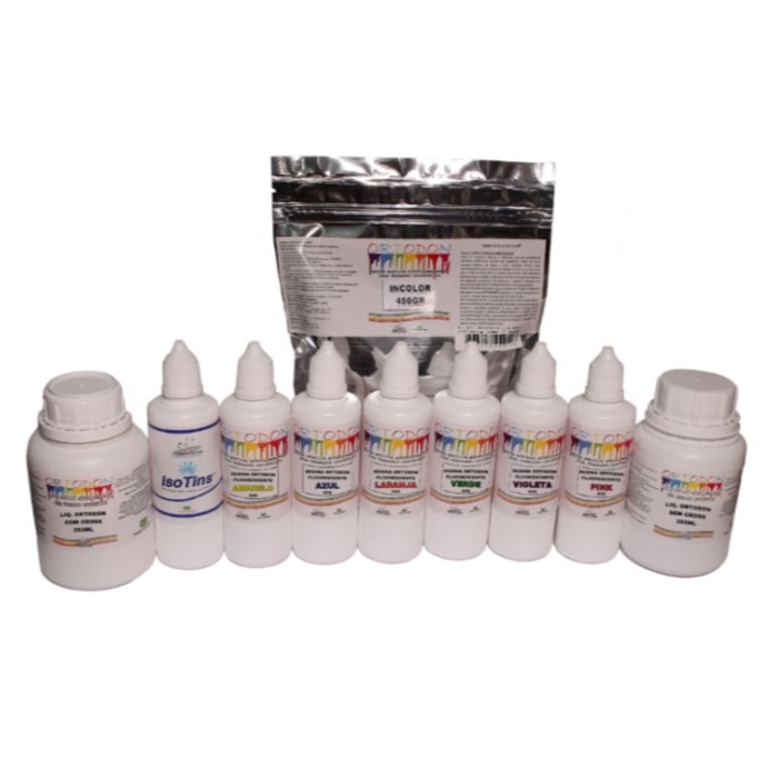 Kit Resina Ortodon Fluorescente - Frantins