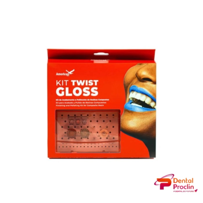 Kit Twist-Gloss Polidores Diamantadas CA - American Burrs