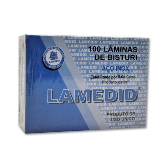 Lâmina de Bisturi de Aço Inox - Lamedid