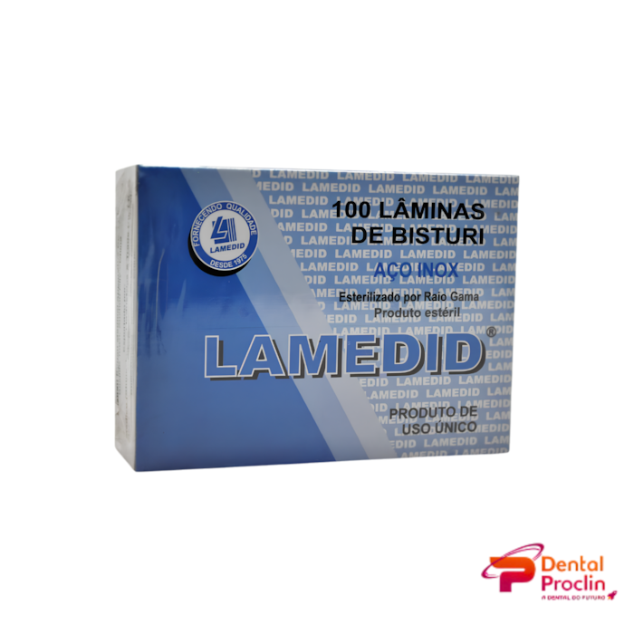 Lâmina de Bisturi de Aço Inox - Lamedid Validade: 01/27