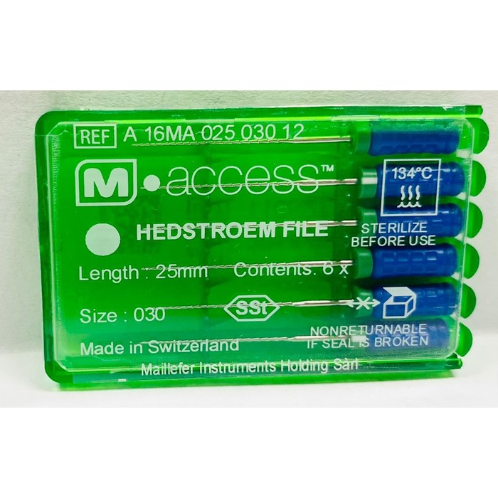 Lima Hedstroem M-Access com 6 Unidades - Dentsply Sirona