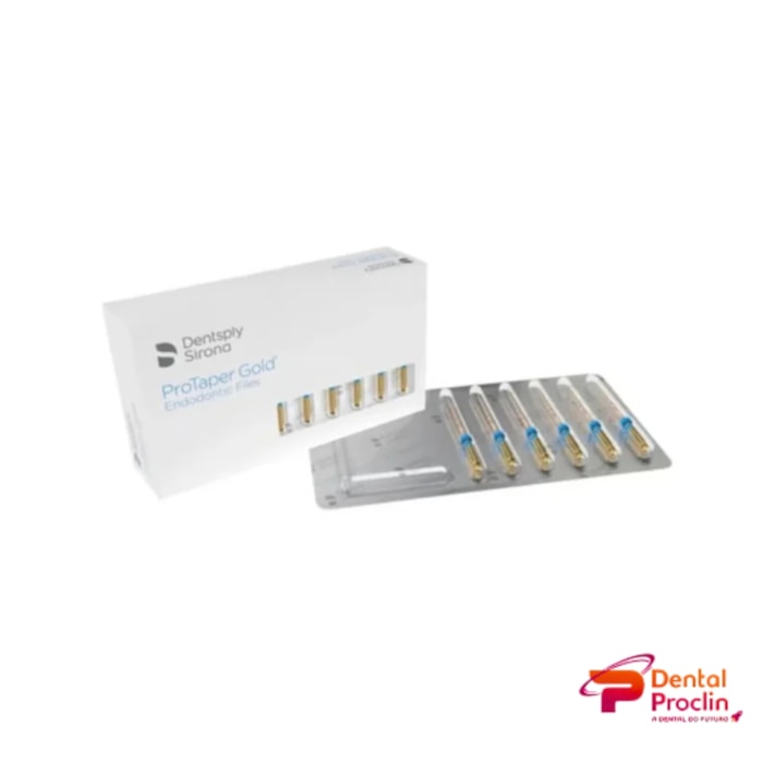 Lima Rotatória Protaper Gold Ass com 6 Unidades - Dentsply