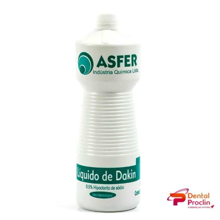 Líquido De Dakin 1L - Asfer - Validade: 07/26
