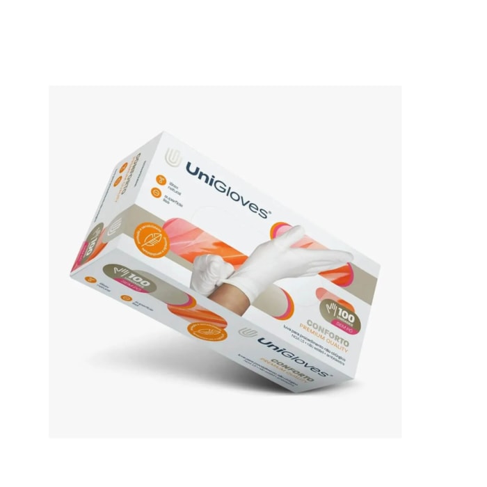 Luva de Procedimento Conforto Lisa Premium Quality - Unigloves