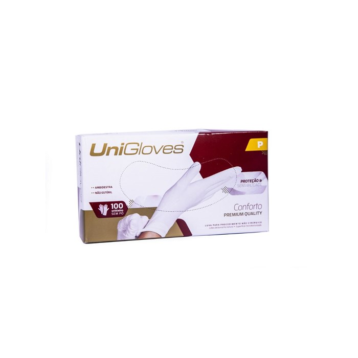 Luva de Procedimento Microtexturizada Conforto Premium Quality - Unigloves