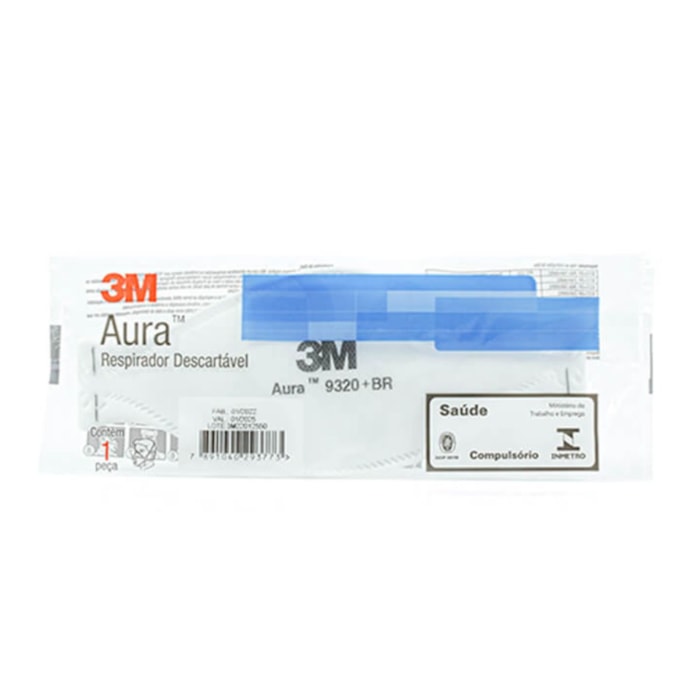 Mascára Descartável 3M™ Aura™ 9320+BR - Solventum