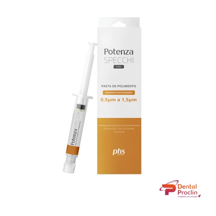 Pasta de Polimento Diamantada Potenza Specchi PRO 0,5 A 1,5 - PHS Validade: 04/27