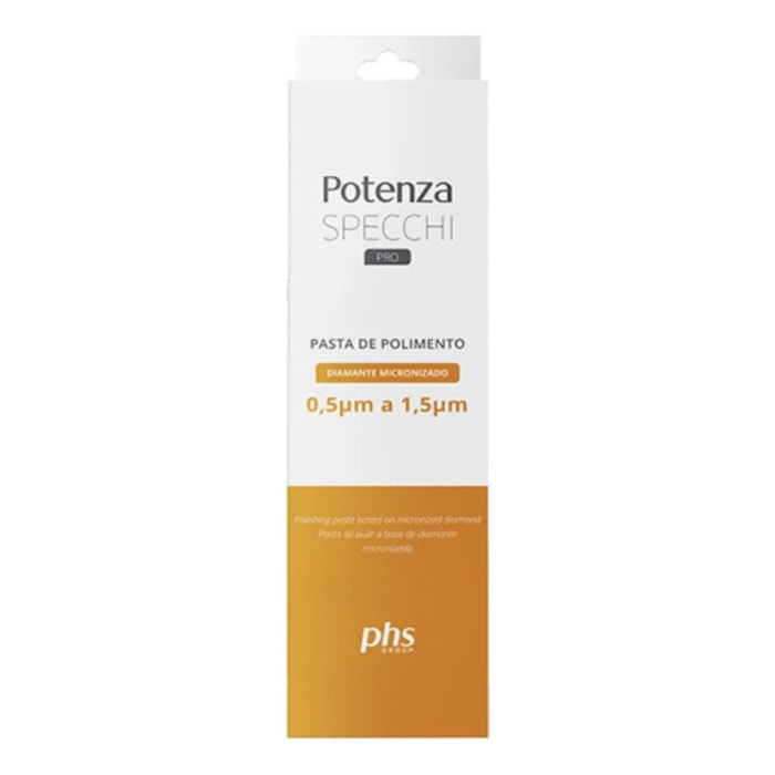 Pasta de Polimento Diamantada Potenza Specchi PRO 0,5 A 1,5 - Phs  Validade:  05/25