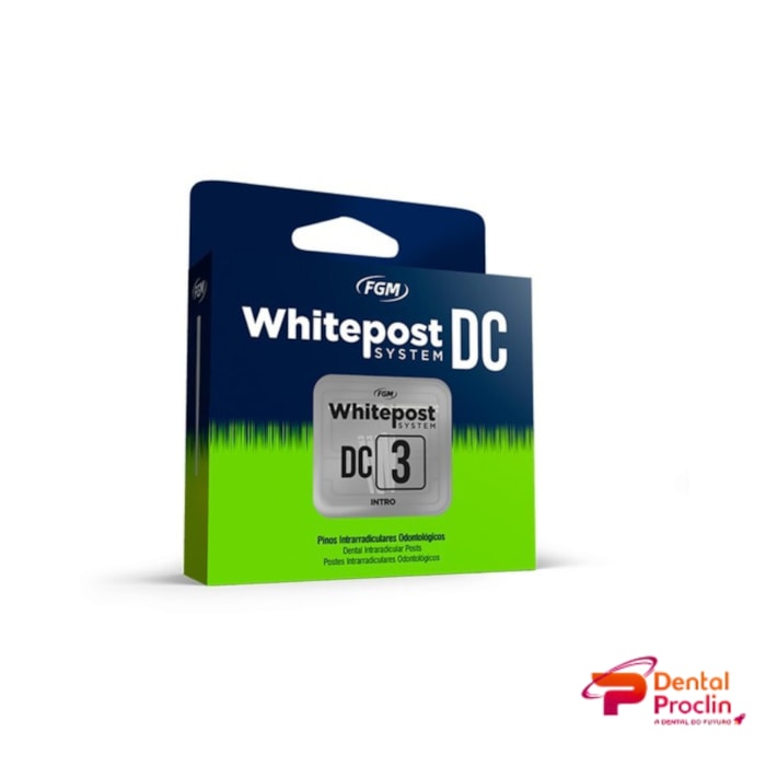 Pino de Fibra de Vidro WhitePost DC Intro Kit com 5 Pinos + Broca - FGM