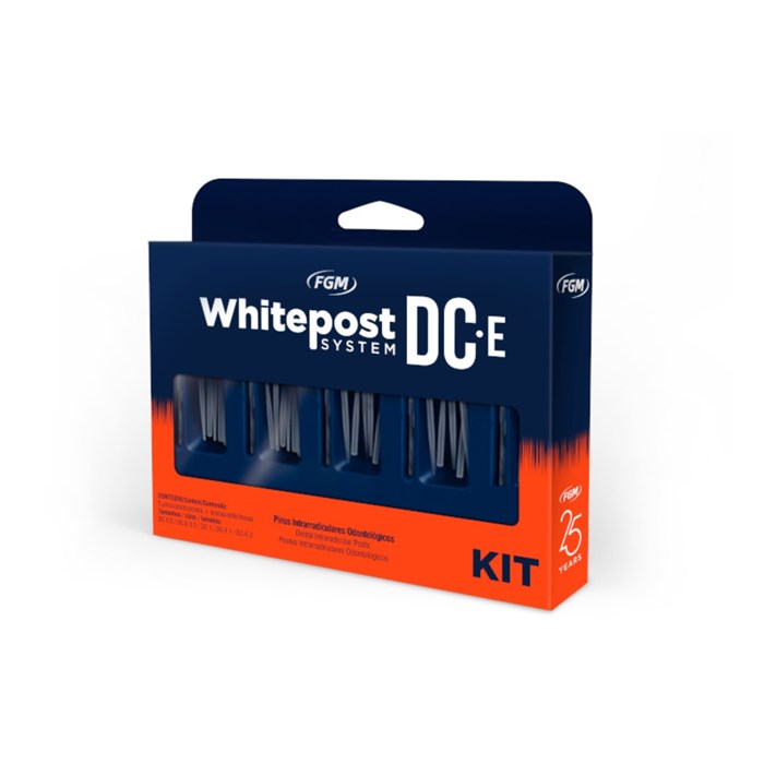 Pino de Fibra de Vidro Whitepost System DC- E Kit com 25 Unidades - FGM
