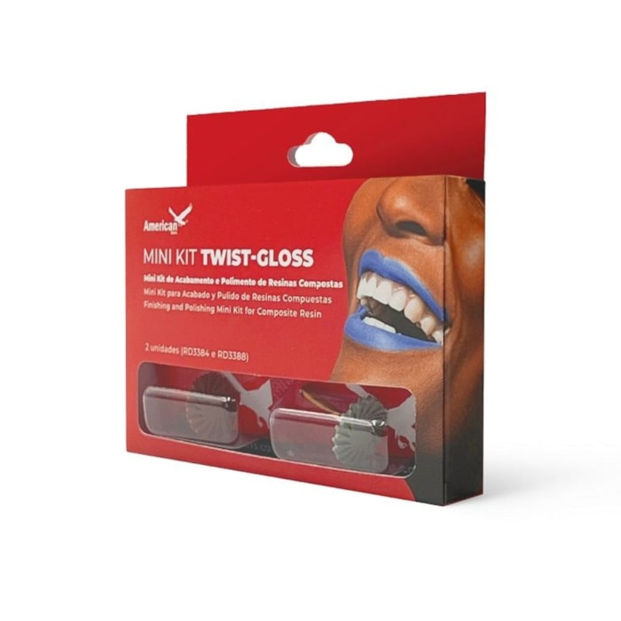 Polidores Diamantados CA Mini Kit Twist-Gloss - America Burrs