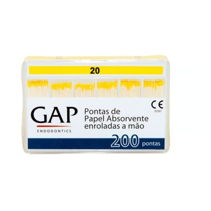 Ponta de Papel Absorvente (Nº 20) - GAP Validade: 11/24