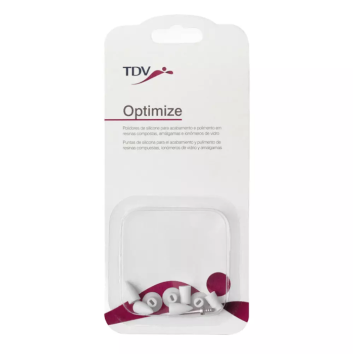 Ponta de Polimento Optimize Refil com 8 unidades + Mandril Versaplus – TDV