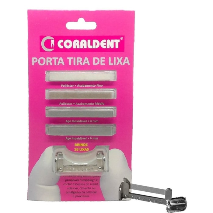 Porta Tiras de Lixa - Coraldent