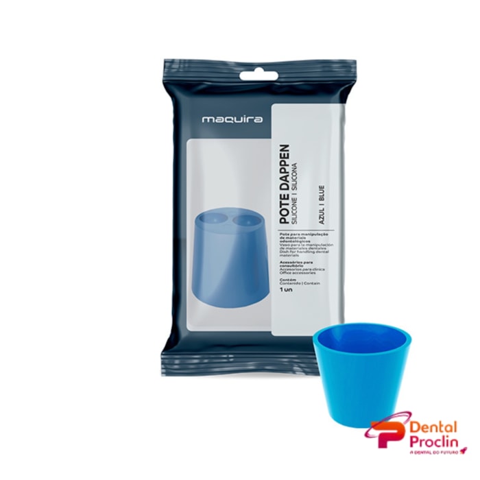 Pote Dappen Silicone - Maquira