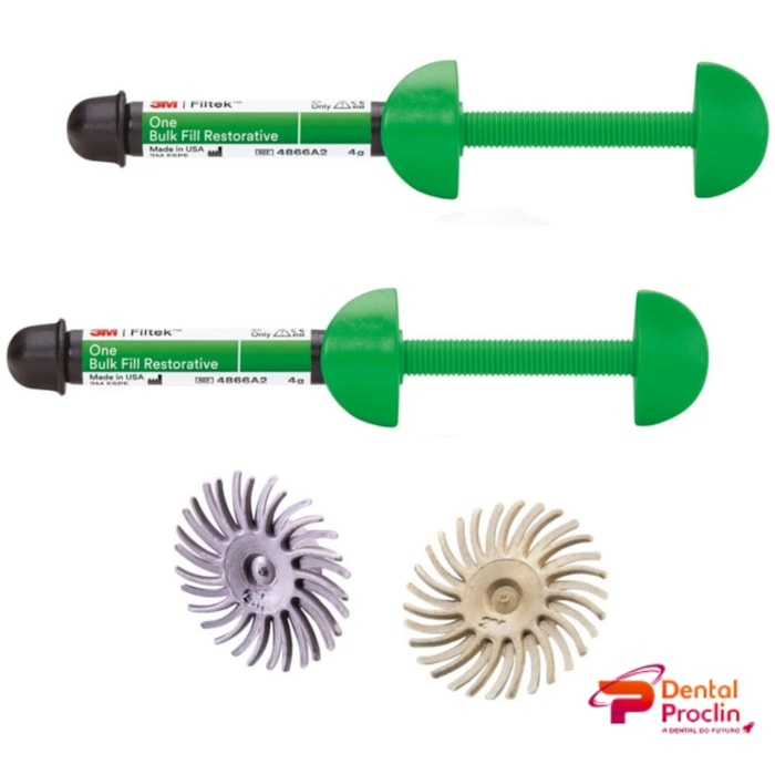 Resina 3M™ Filtek™ One Bulk Fill + Sof-Lex™ Espiral - Solventum Validade: 10/26