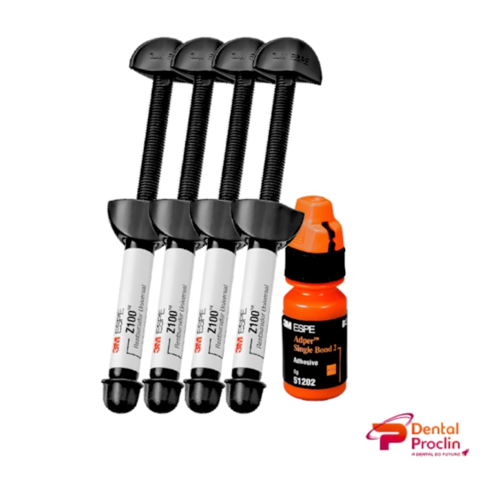 Resina 3M™ Z100™ + Adesivo 3M™ Adper™  Single Bond 2 6g Kit - Solventum