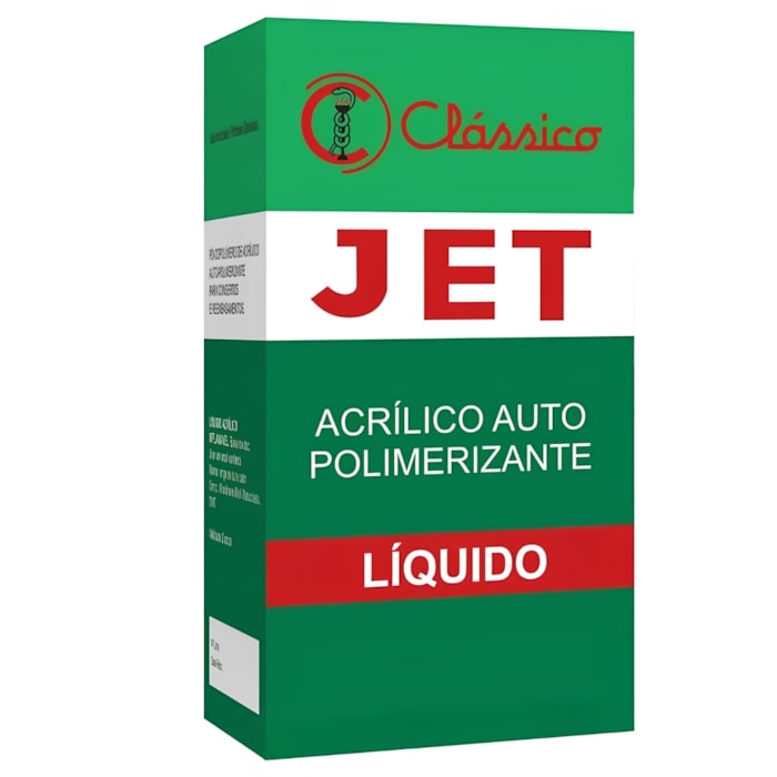 Resina Acrílica Autopolimerizável Jet 120ml Líquido - Clássico