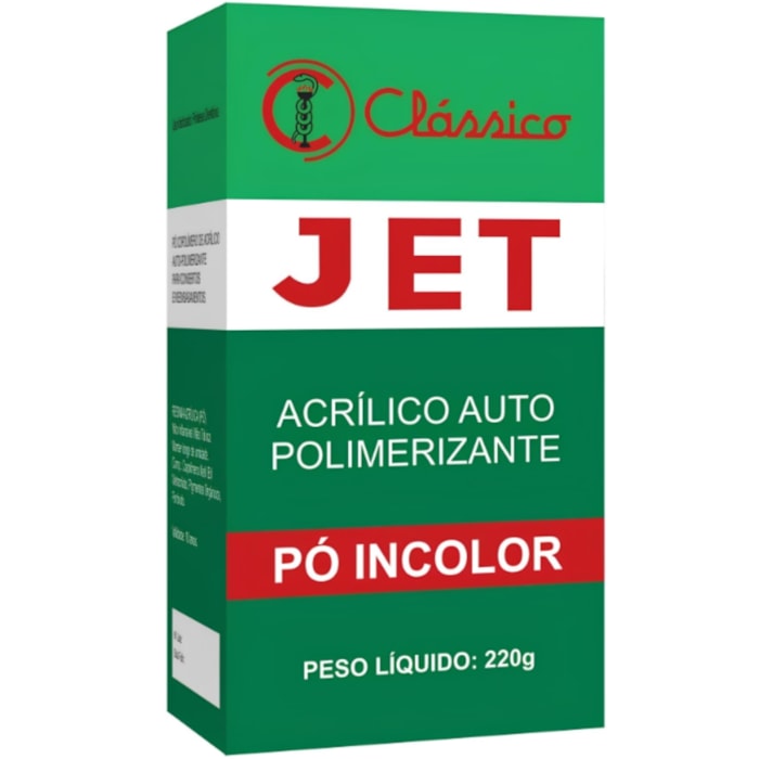 Resina Acrílica Autopolimerizável Jet Pó - Clássico