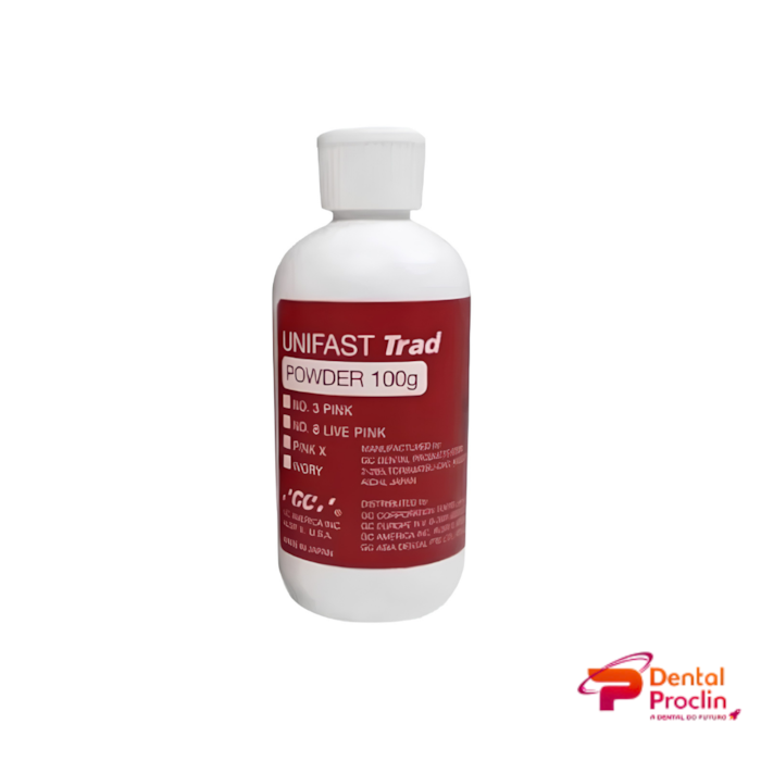 Resina Acrílica Unifast Trad em Pó Ivory - GC Validade: 10/26