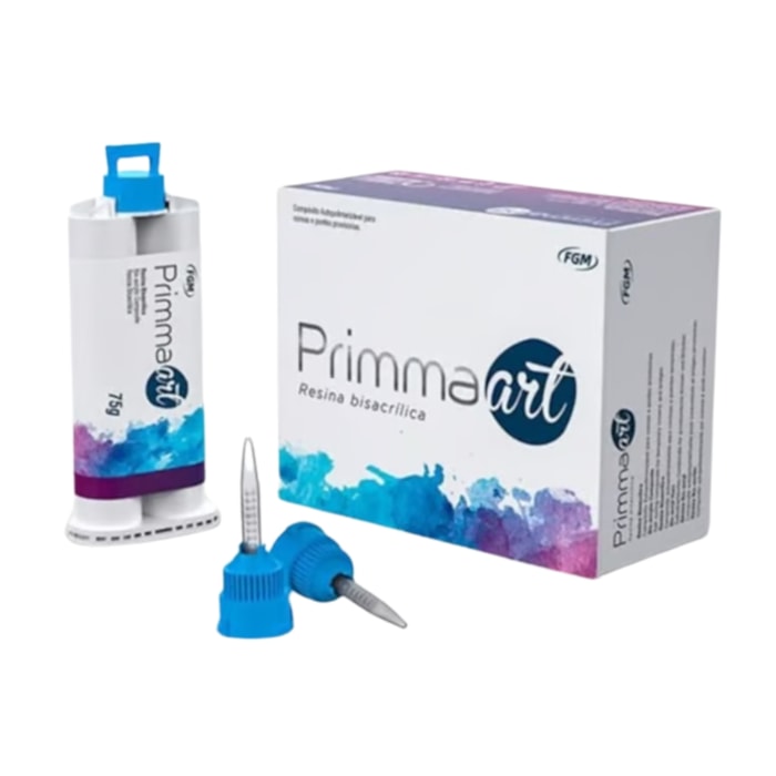 Resina Bisacrílica Primma Art com 75g + 10 ponteiras - FGM  Validade: 07/25