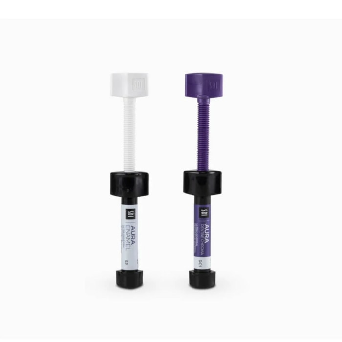 Resina Composta Aura DCI + E2 Kit Branco Natural - SDI Validade: 07/25