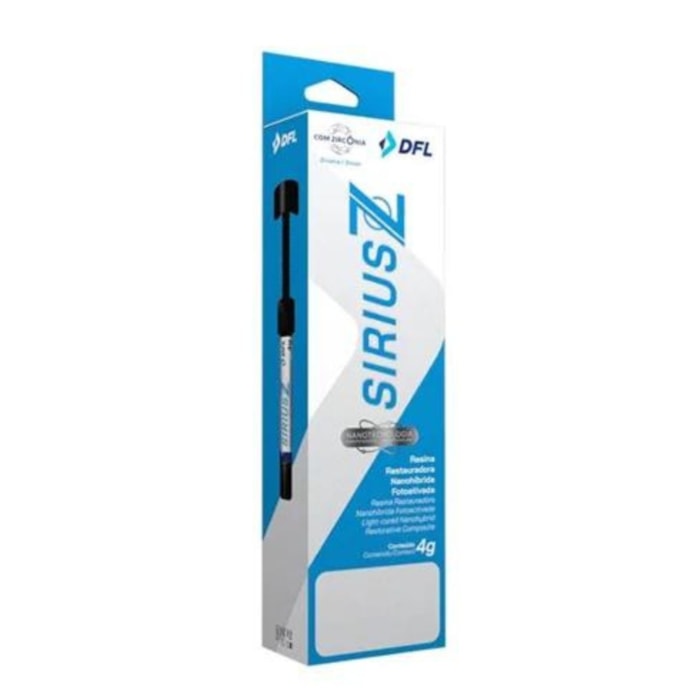 Resina Composta Nanohíbrida Sirius Z - DFL - Validade: 12/23