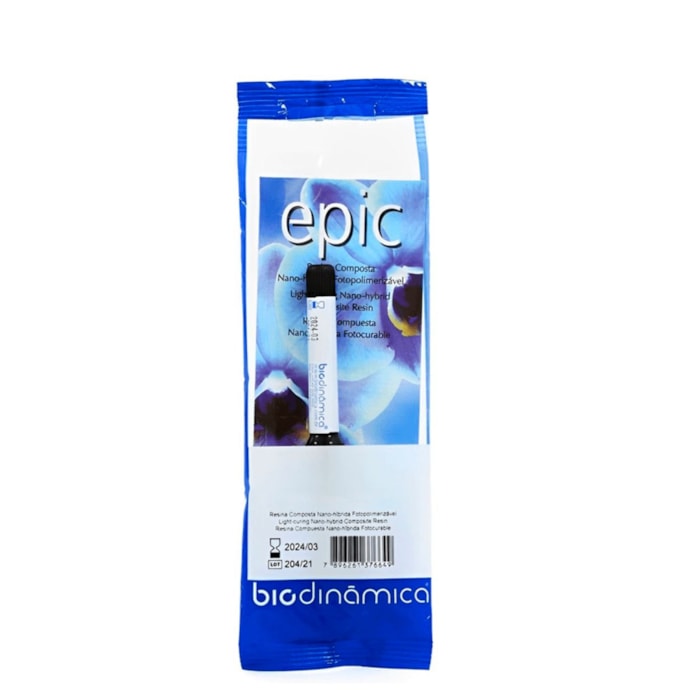 Resina Epic - Biodinâmica Validade: 04/25