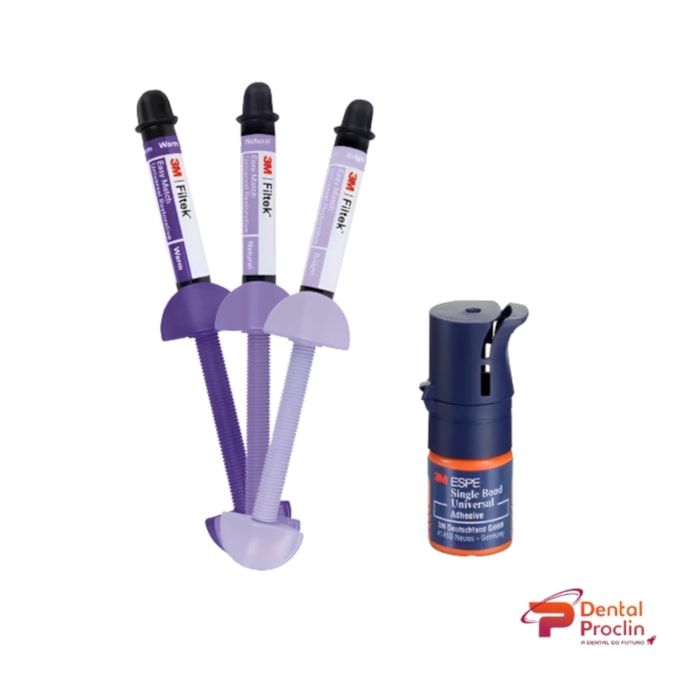 Resina Filtek Easy Match + Adesivo Single Bond Universal Kit - Solventum